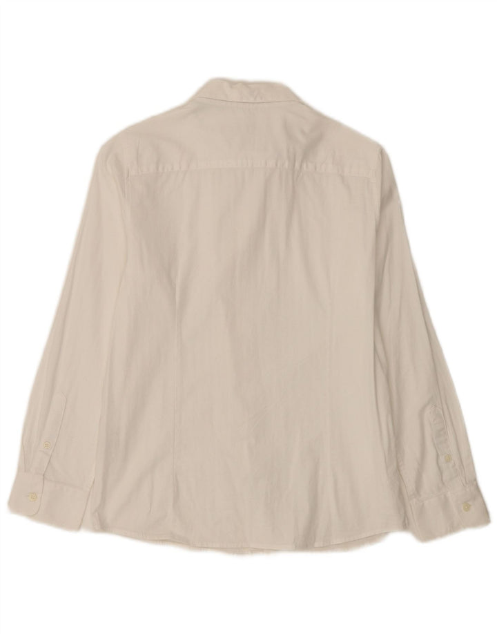 Cămașă Zara Băieți Slim Fit 11-12 Ani Bumbac Alb