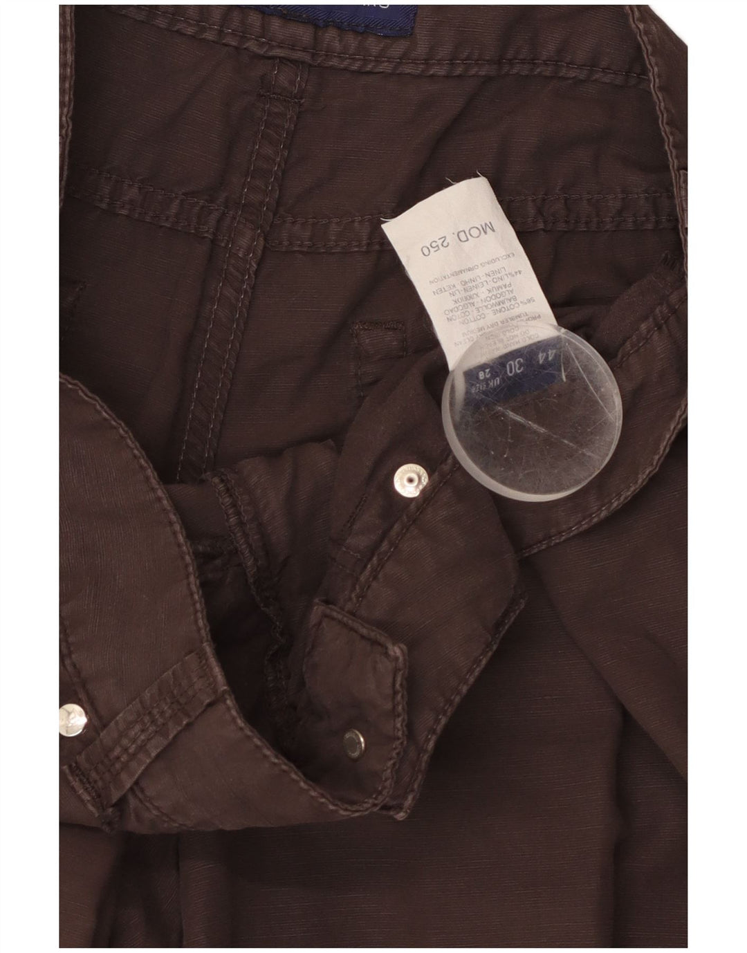 Bermudă TRUSSARDI pentru bărbați W28, bumbac maro mic