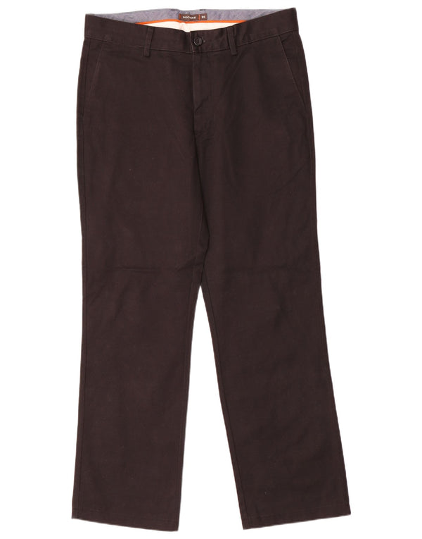 Dockers Pantaloni Chino Drepți Bărbați L34 L30 Bumbac Negru