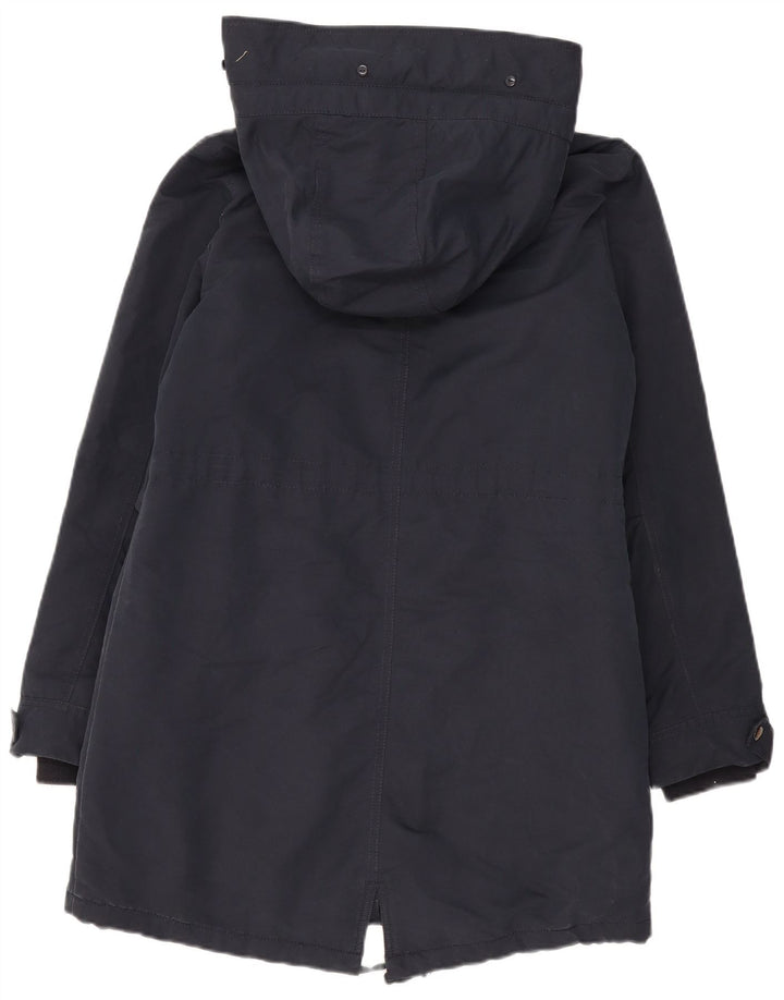 Jachetă Parka Sherpa cu glugă pentru femei Marks & Spencer UK 12 Medium Bleumarin