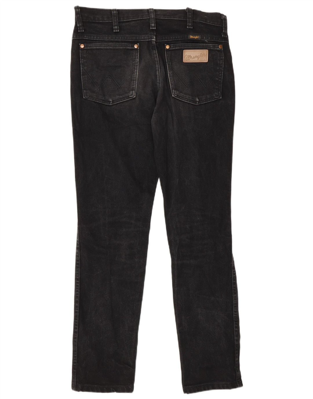 Blugi drepti pentru bărbați Wrangler W29 L30 bumbac negru