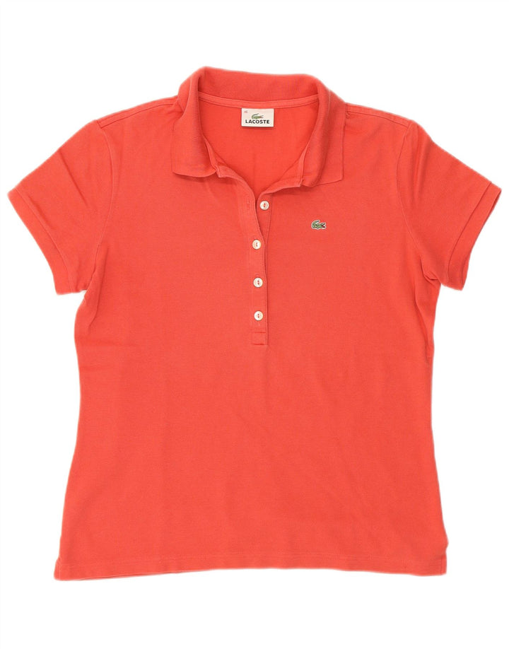 Tricou polo pentru femei LACOSTE Mărimea 46 XL Bumbac roșu