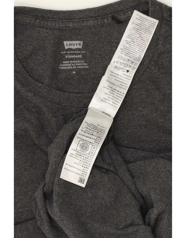 Tricou standard pentru bărbați Levi's Top din bumbac gri mediu
