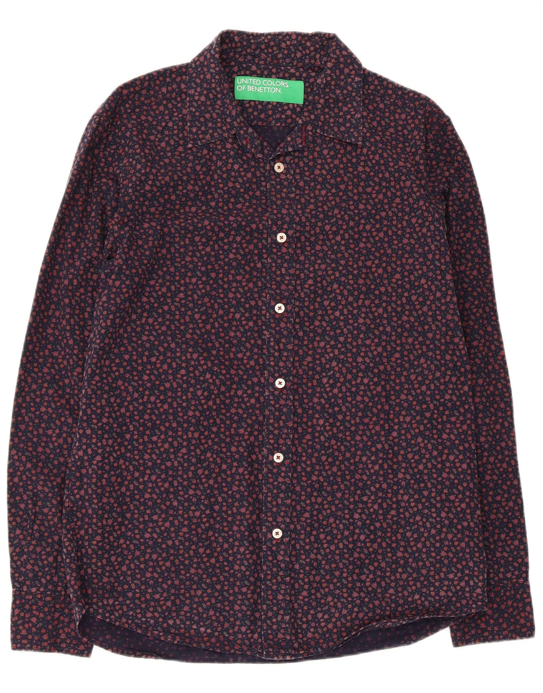 Cămașă pentru bărbați BENETTON Mediu Bleumarin Floral