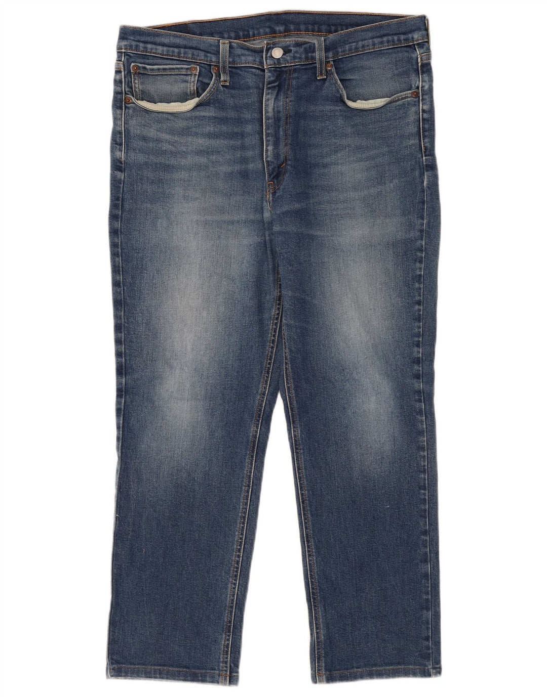 Blugi conici pentru femei Levi's 541 W36 L27 Bumbac albastru