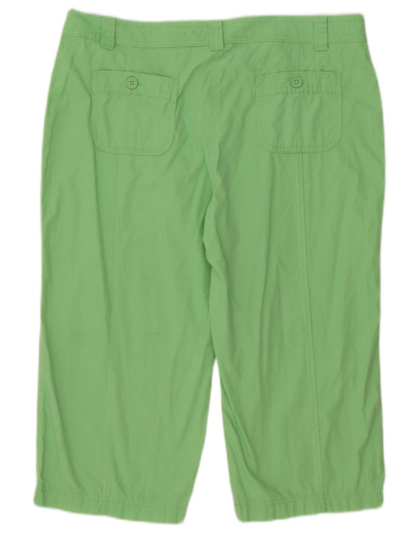 Bermude pentru femei Marks & Spencer UK 18 XL W38 Bumbac verde