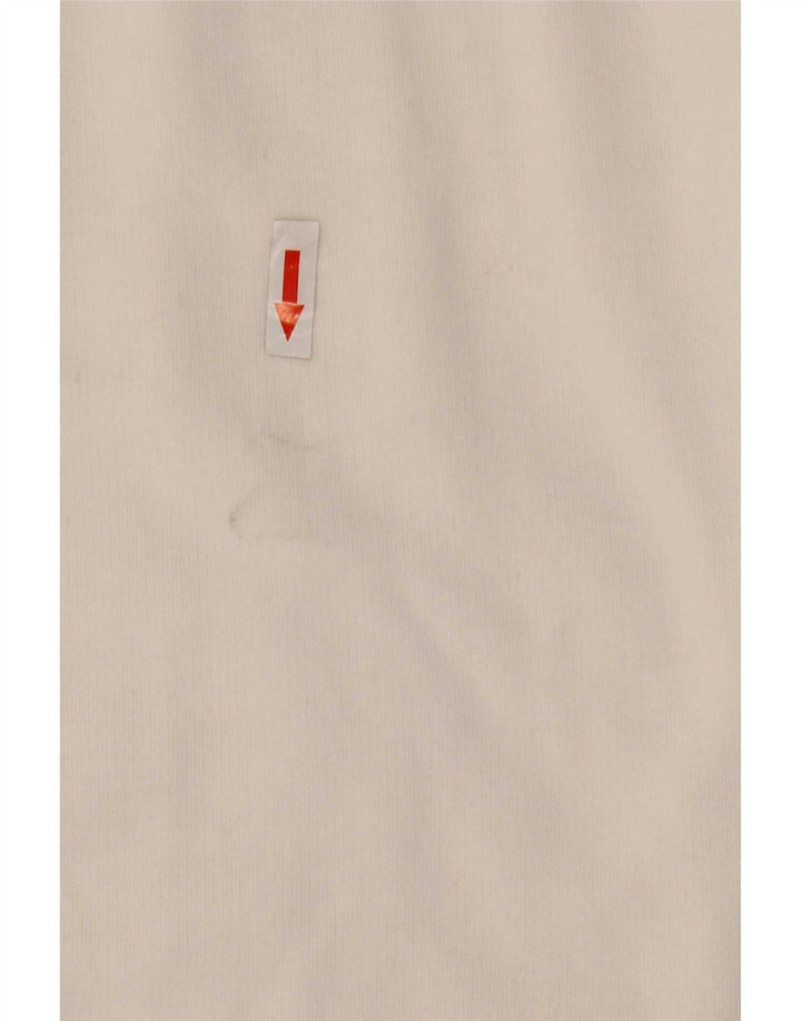 Pulover pentru bărbați Champion, cu fermoar, bumbac alb 2XL