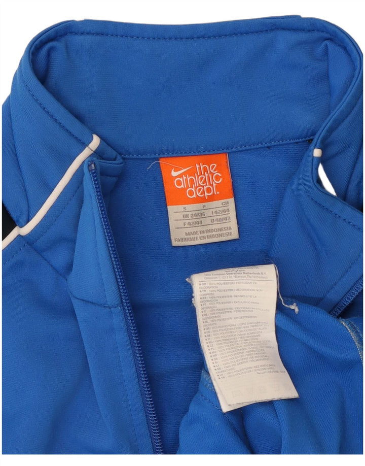 Jachetă de top pentru trening pentru bărbați Nike, albastru, poliester color bloc