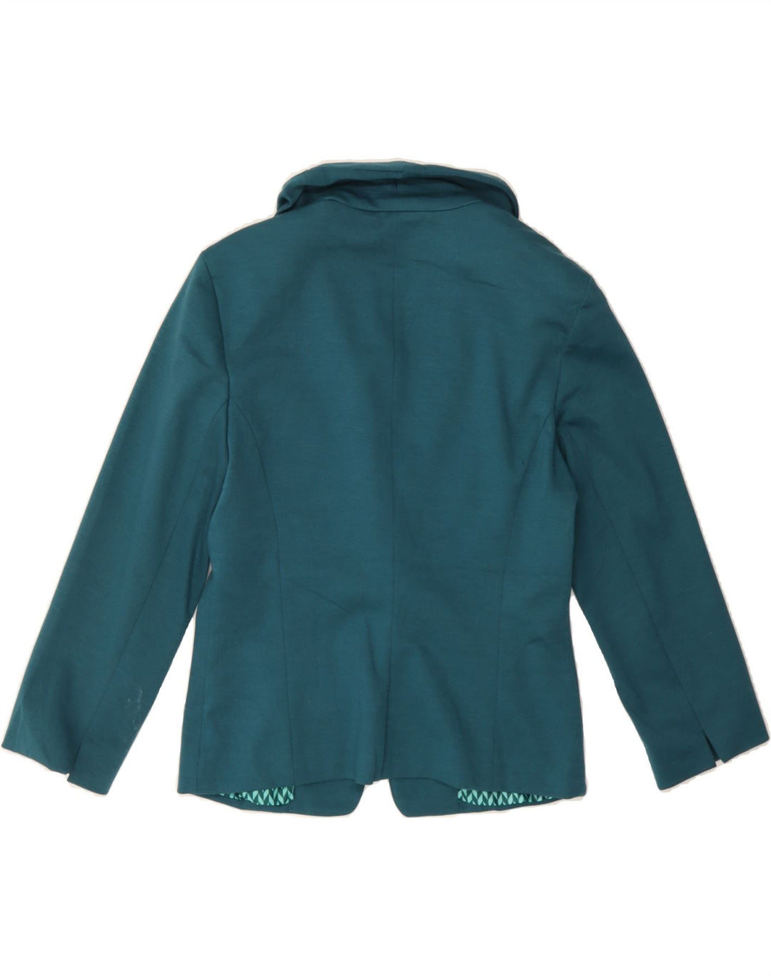 MOSSIMO Womens 1 Button Blazer Jacket UK 12 Medium Green Polyester Vintage Mossimo and Second-Hand Mossimo from Messina Hembry 