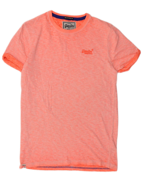 Tricou Superdry pentru bărbați Top mic din bumbac portocaliu