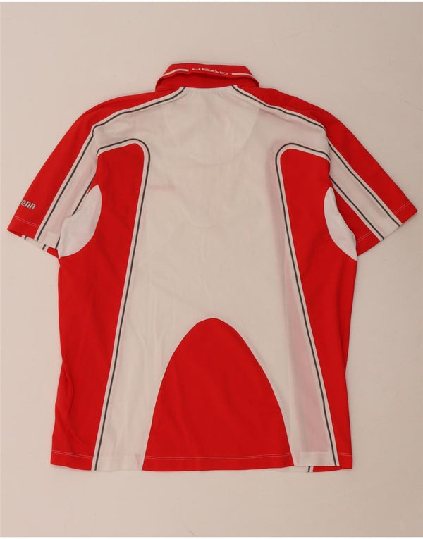 Cămașă polo HEAD pentru bărbați IT 52, mare, roșu, poliester color bloc