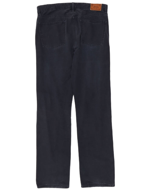 Pantaloni casual drepti pentru bărbați Polo Ralph Lauren L36 L34 Bumbac bleumarin