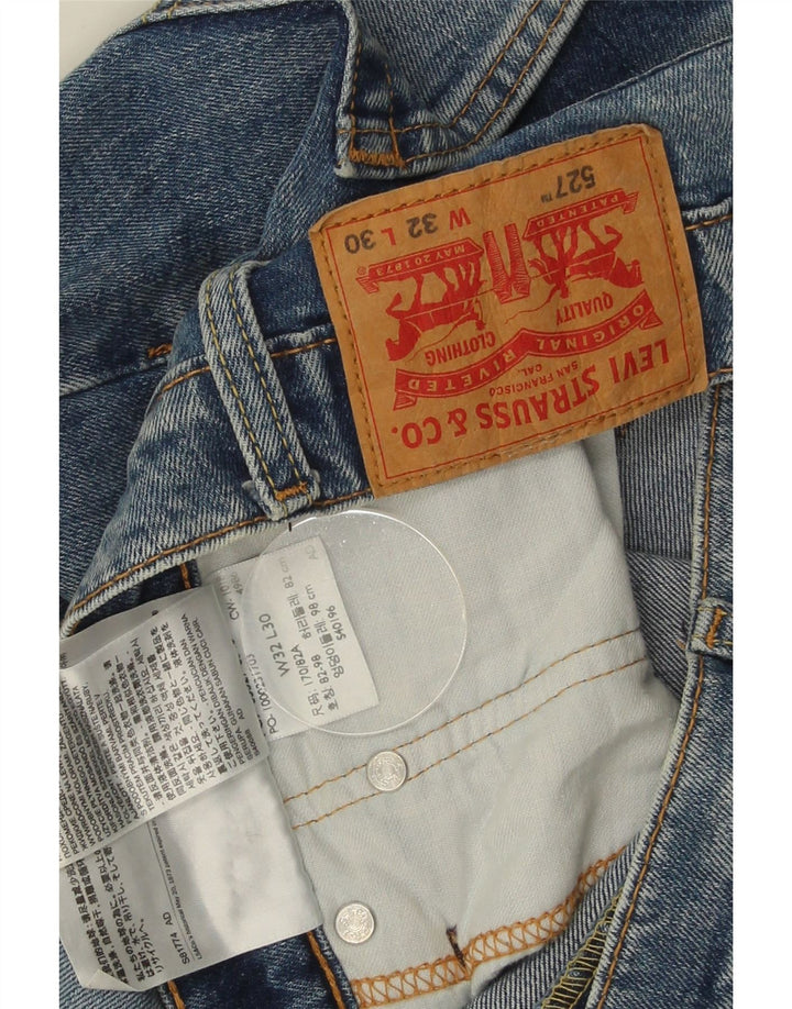 Blugi Levi's 527 Slim Bootcut W32 L30 Bumbac albastru