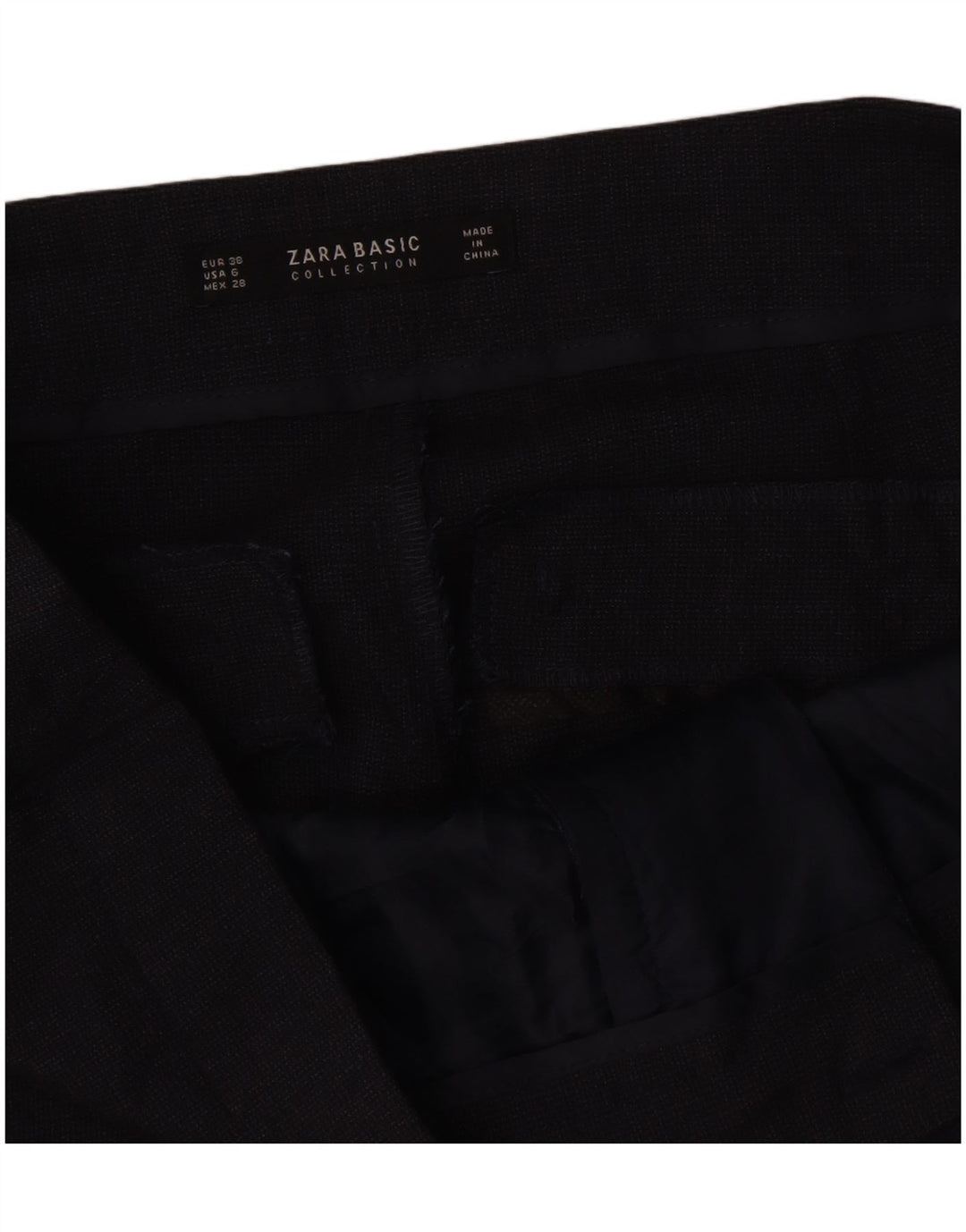 Pantaloni de costum slim pentru femei Zara EU 38 Mici L28 L27 Gri