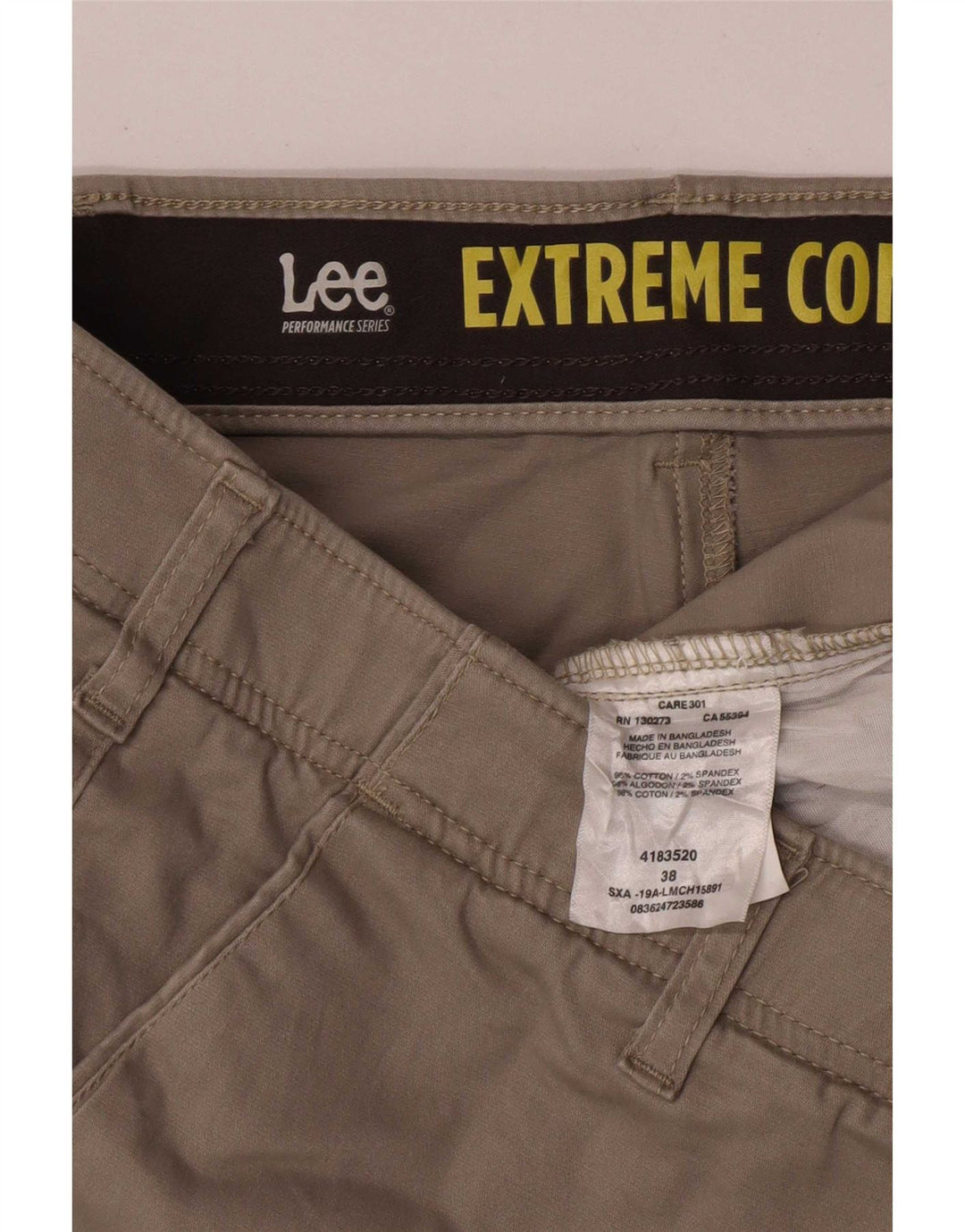 Pantaloni scurți chino pentru bărbați Lee W38 XL, bumbac bej