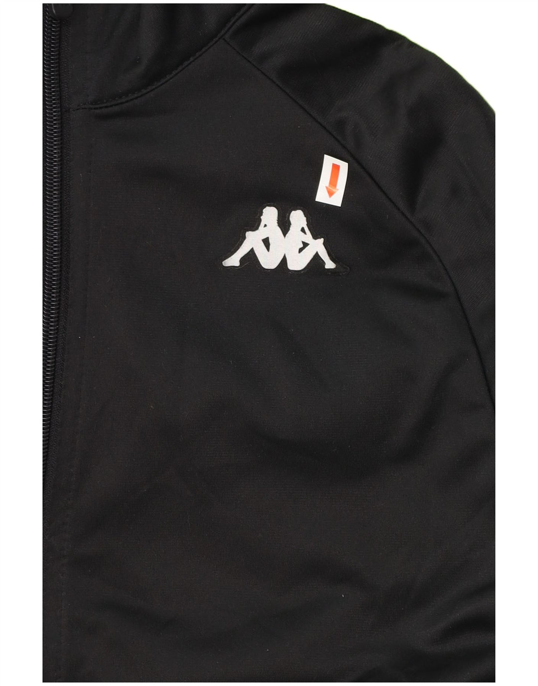 Trening complet grafic KAPPA pentru băieți 15-16 ani, negru, poliester color bloc