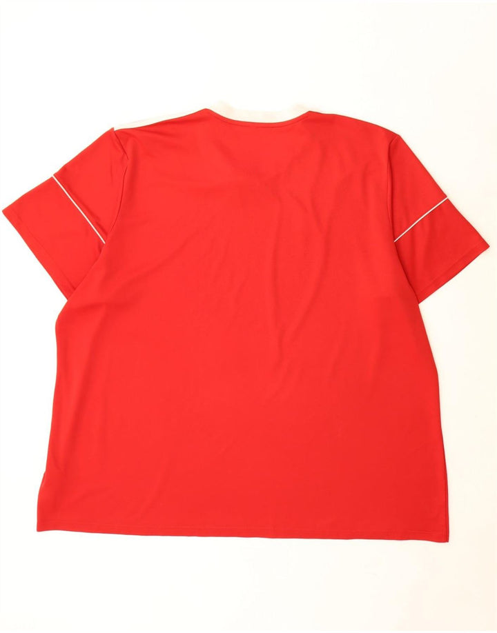 Tricou pentru bărbați Adidas Aeroready Top 3XL poliester roșu