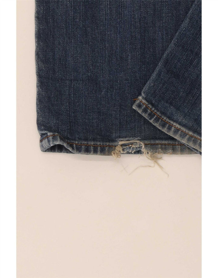 Blugi drepti pentru femei Armani W36 L30 Bumbac albastru