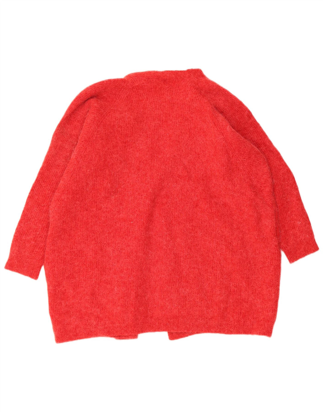 MINT VELVET Pulover cardigan deschis supradimensionat pentru femei UK 16 Large Red