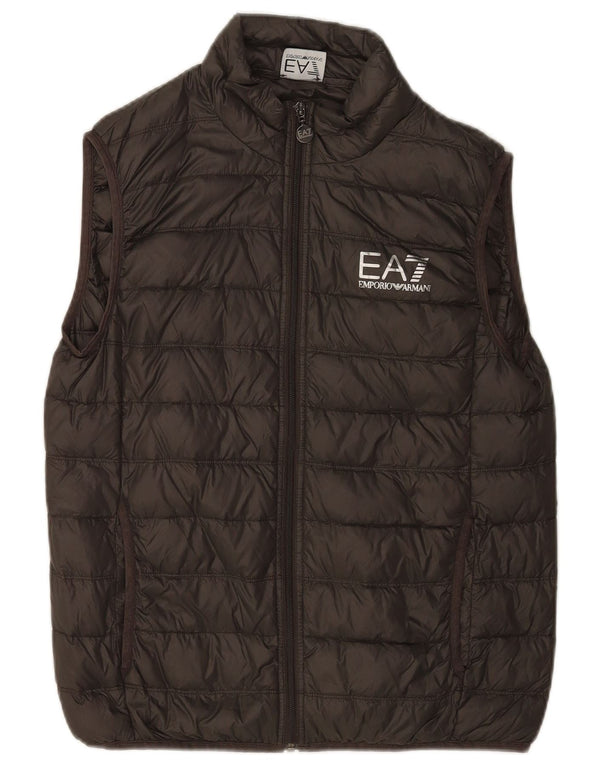 Gilet căptușit pentru bărbați Emporio Armani UK 40 Poliamidă verde mare