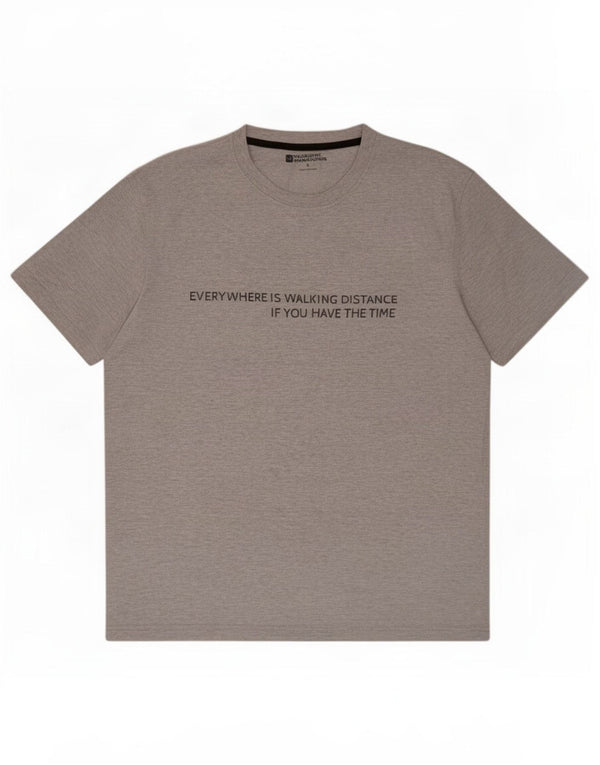 Tricou grafic pentru bărbați Mountain Warehouse Top XL bumbac cu pete gri