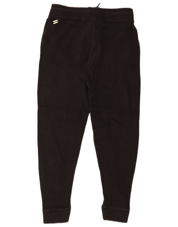 Pantaloni de trening grafic pentru bărbați Superdry Pantaloni de jogging Bumbac negru mic