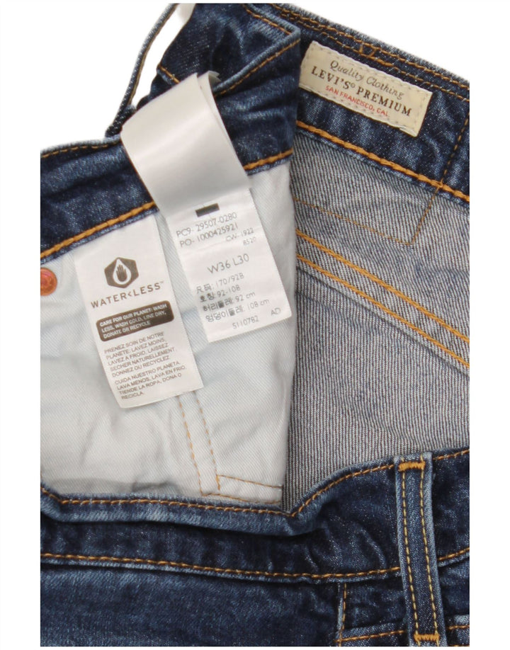 Blugi drepti pentru bărbați LEVI'S W36 L27 Bumbac albastru