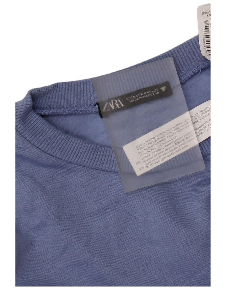 Pulover pentru damă Zara UK 14 Poliester albastru mediu