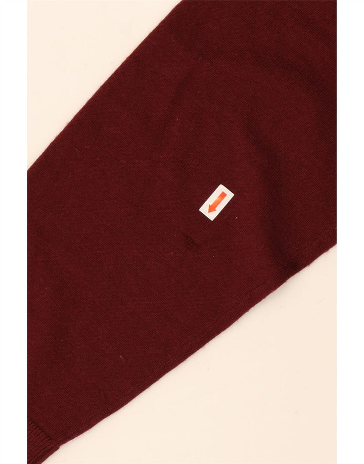 Pulover pentru bărbați MICHAEL KORS, cu gât crew, lână mare, bordeaux