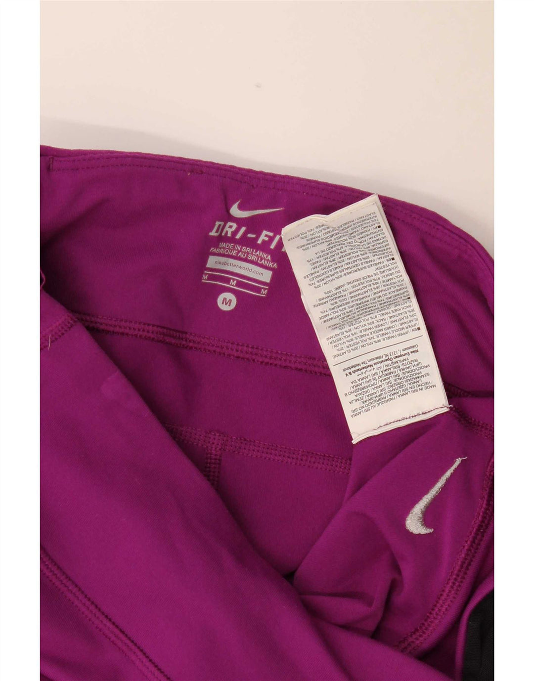 Leggings Capri Nike pentru femei Marea Britanie 12 Violet mediu Nylon