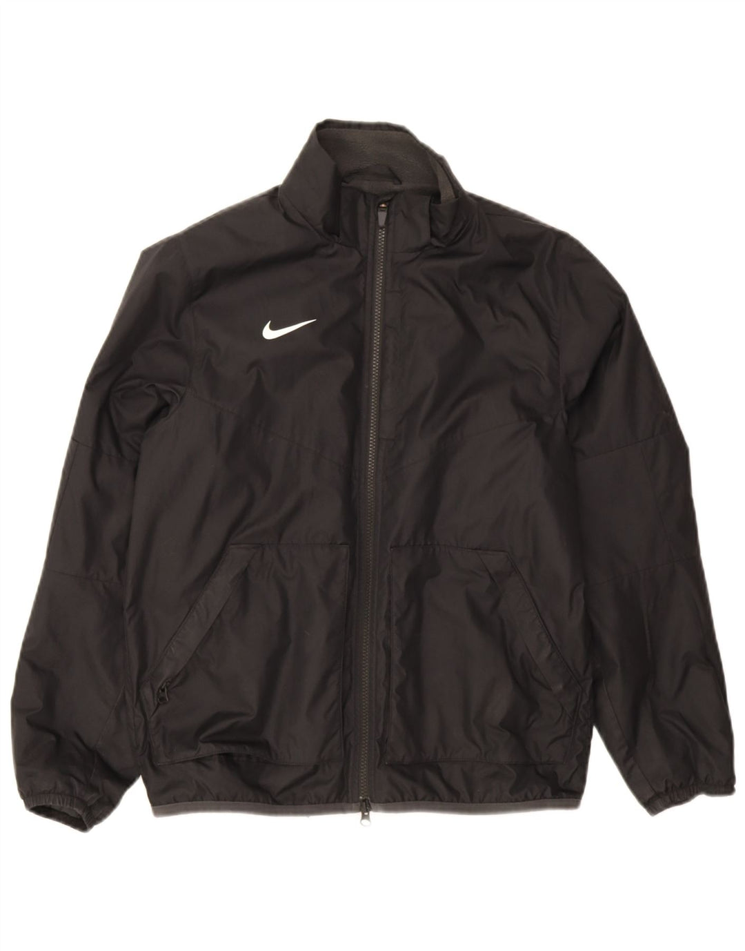 Jachetă de vânt pentru băieți Nike 12-13 ani, mare, negru, poliester