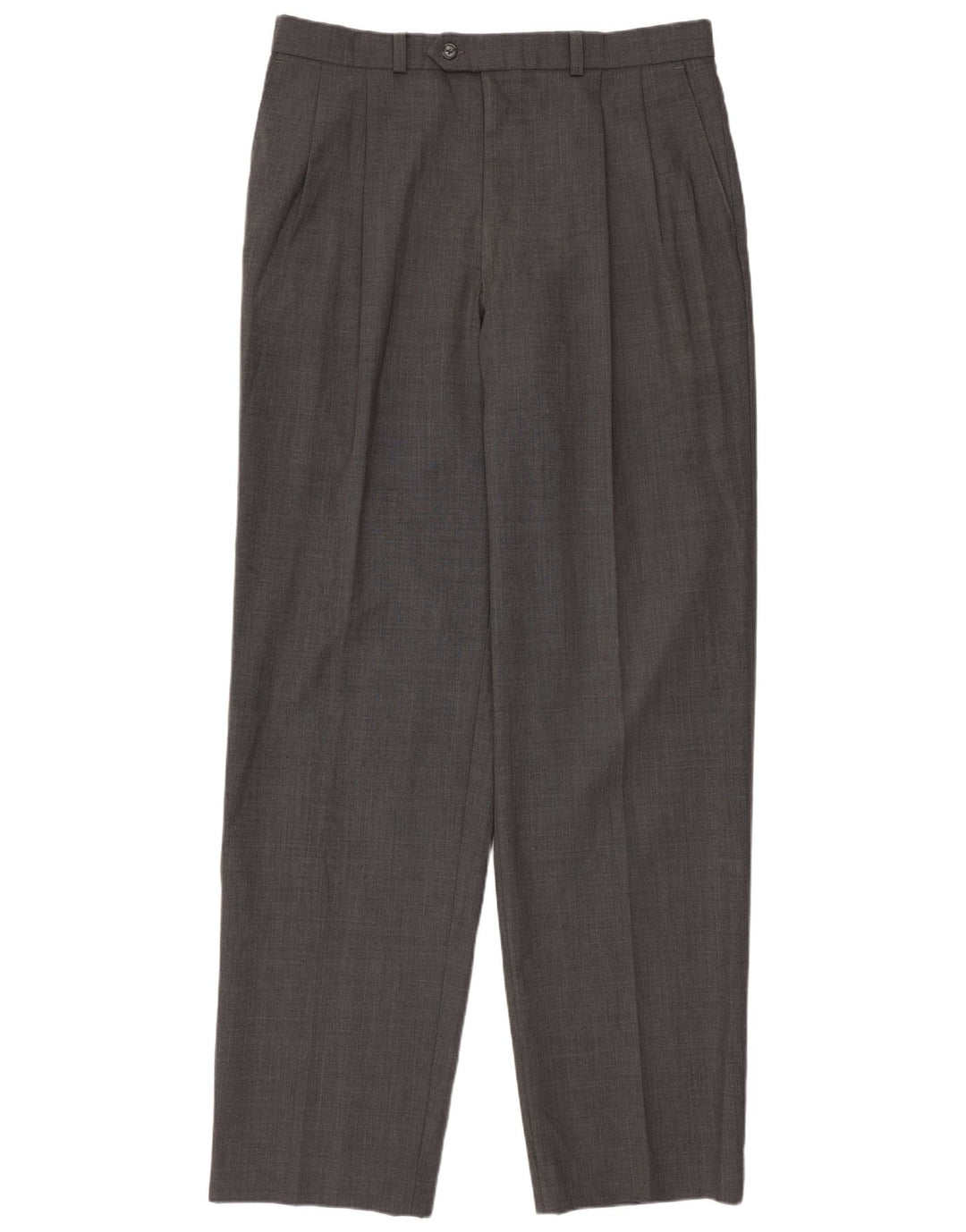 Marks & Spencer Pantaloni de costum pentru bărbați L34 L33 Lână gri