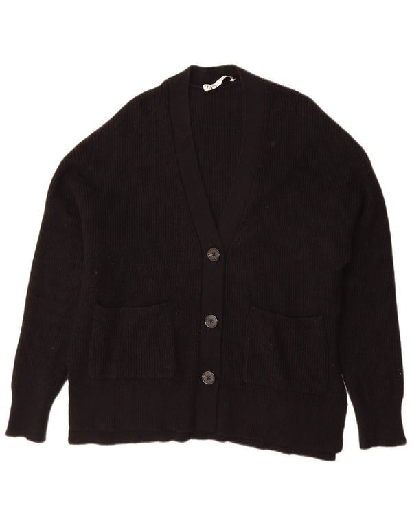 Pulover cardigan supradimensionat pentru femei Zara UK 10 Mic Negru