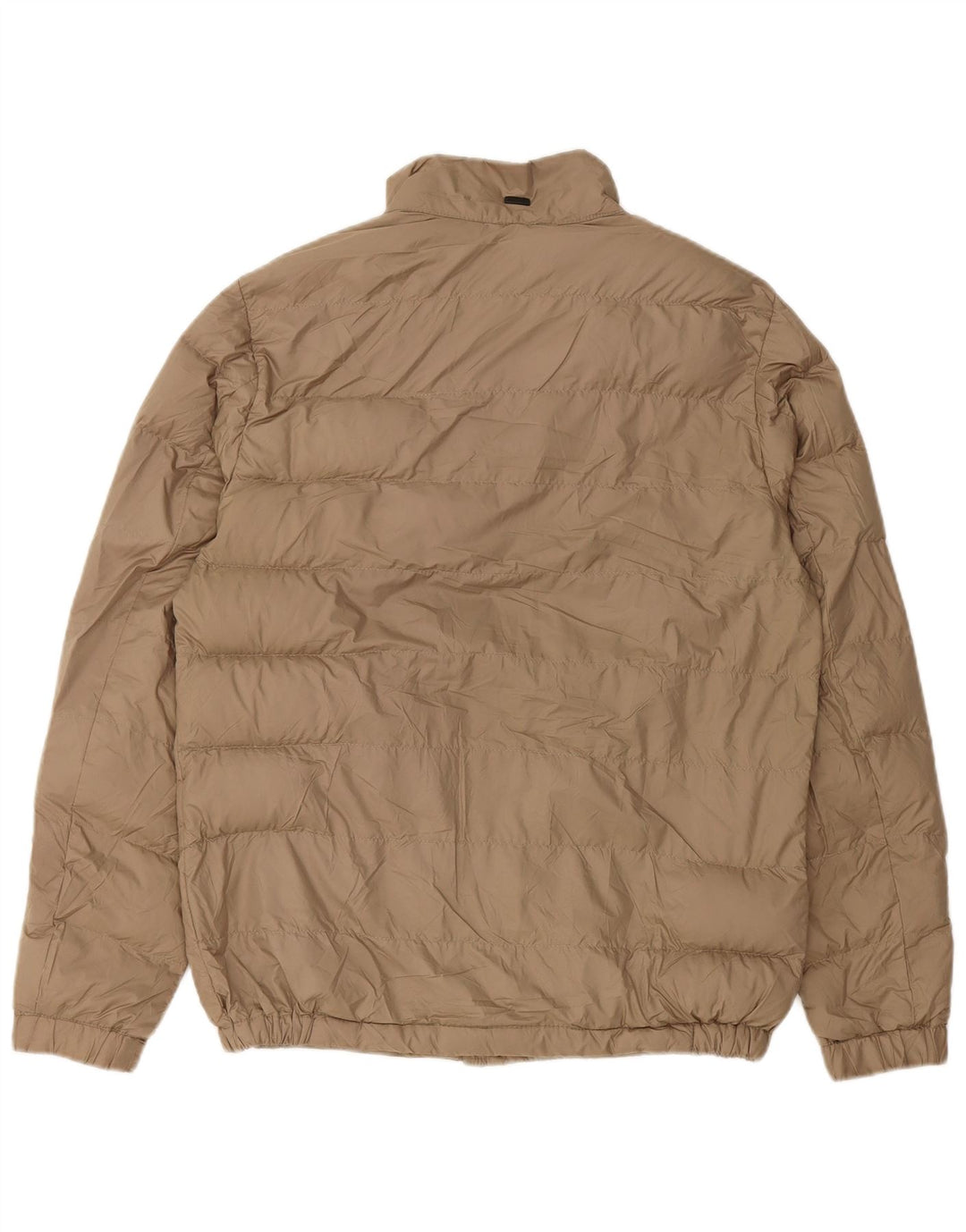 Jachetă căptușită pentru bărbați Massimo Dutti UK 36 Mic Bej Poliester
