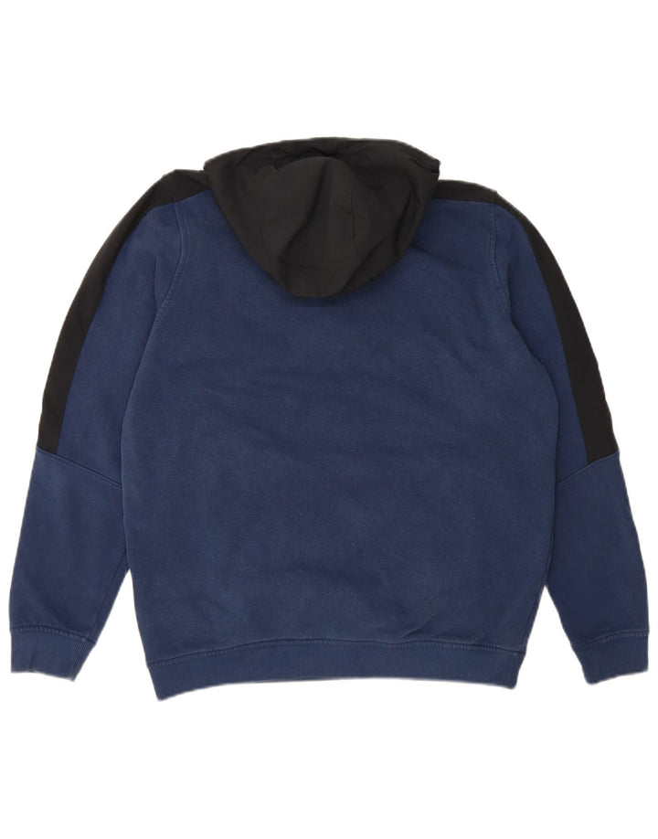 Pulover cu glugă grafic pentru bărbați Under Armour, mijlociu, bleumarin, color block