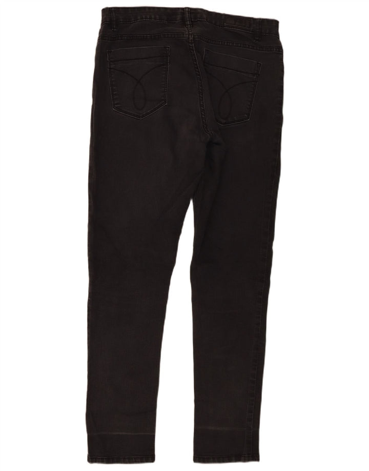 Blugi Calvin Klein pentru femei cu jambiere US 14 Large W32 L30 Bumbac gri