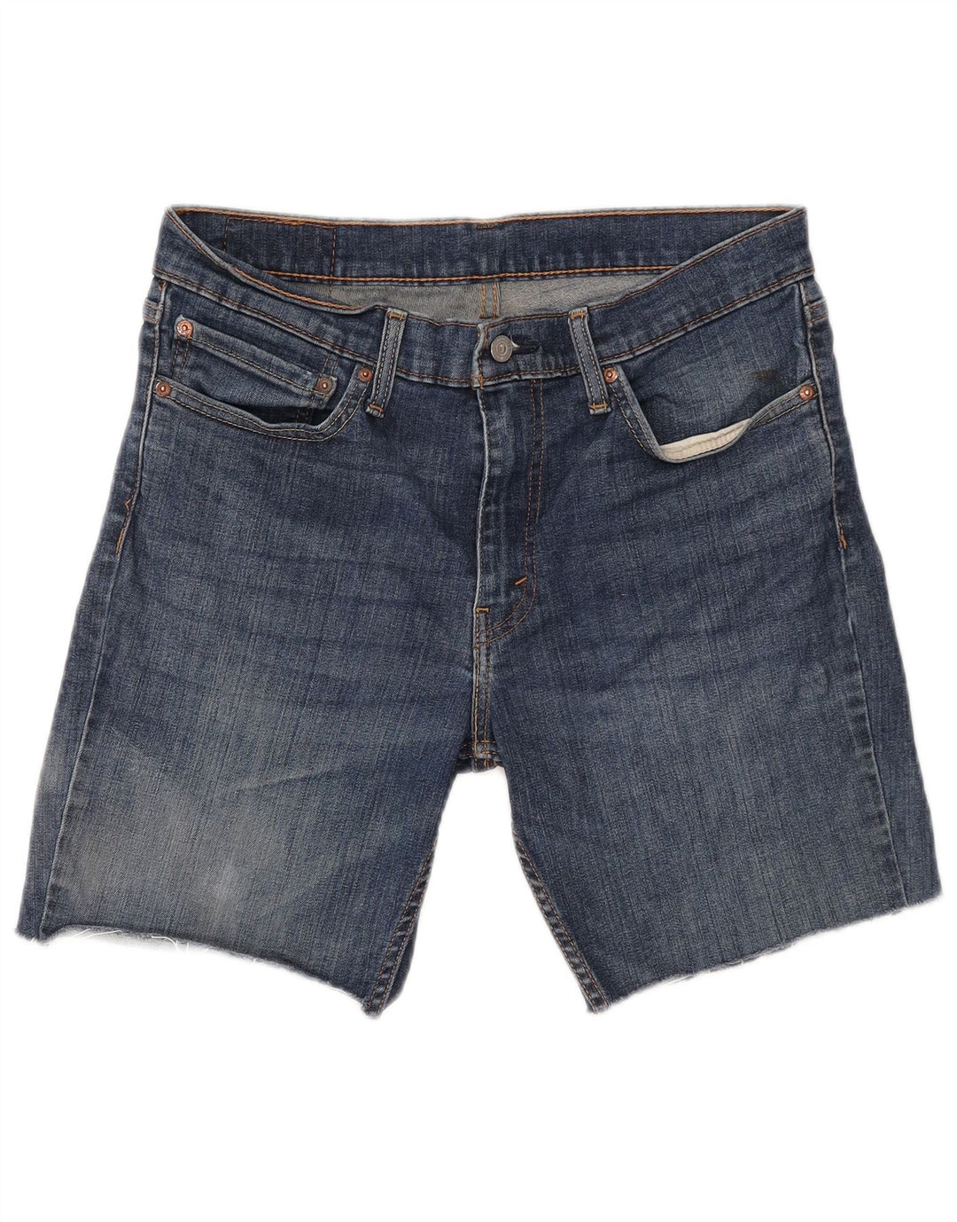 Pantaloni scurți din blugi pentru bărbați LEVI'S 511 W34, bumbac albastru mare
