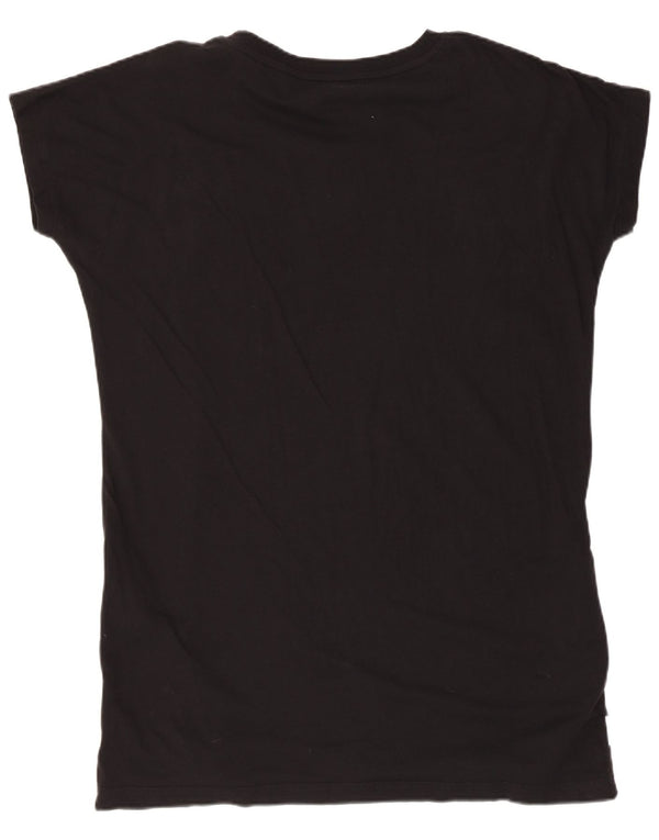 Tricou grafic supradimensionat pentru femei Reebok, Marea Britanie 12/14, negru mediu