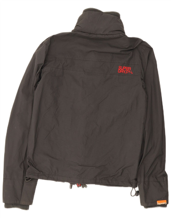Jachetă Windbreaker Superdry pentru bărbați cu grafică UK 36, nailon, gri mic