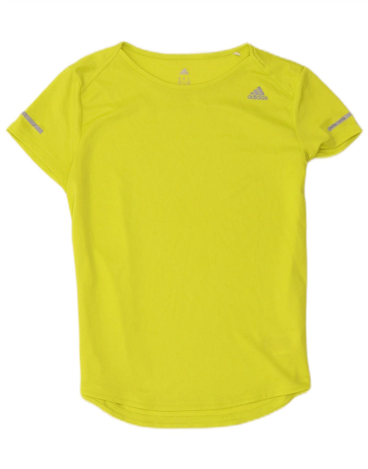 Tricou Adidas pentru femei Top UK 12/14 Medium Green Poliester
