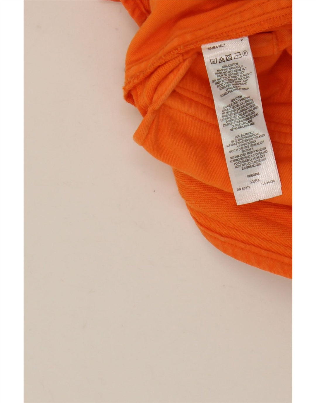 Pantaloni scurti cargo pentru bărbați French Connection W32 bumbac portocaliu mediu