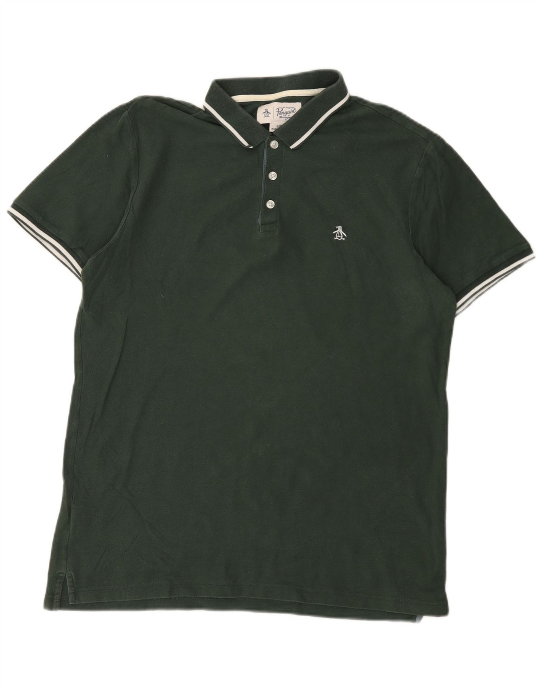 PENGUIN Tricou polo pentru bărbați, bumbac verde mare