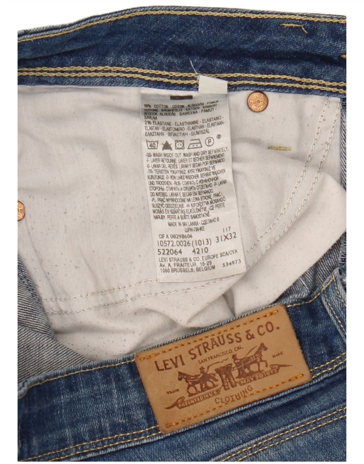 Blugi LEVI'S 572 Bootcut W31 L32 Bumbac albastru