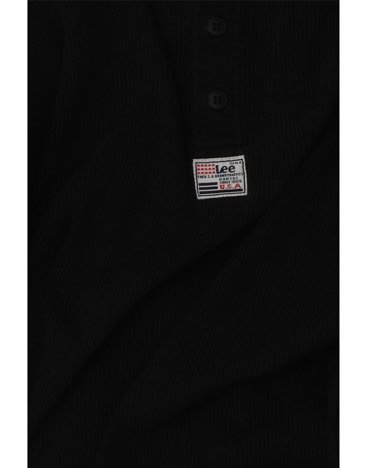 Top bărbați LEE cu mânecă lungă mediu negru