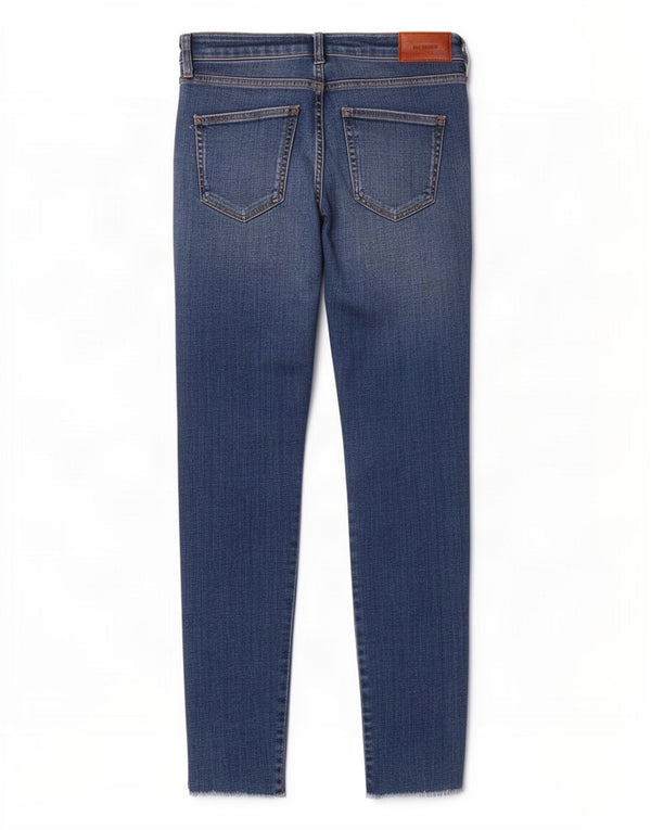 Blugi skinny dama Zara EU 40 Medium W30 L28 Bumbac albastru