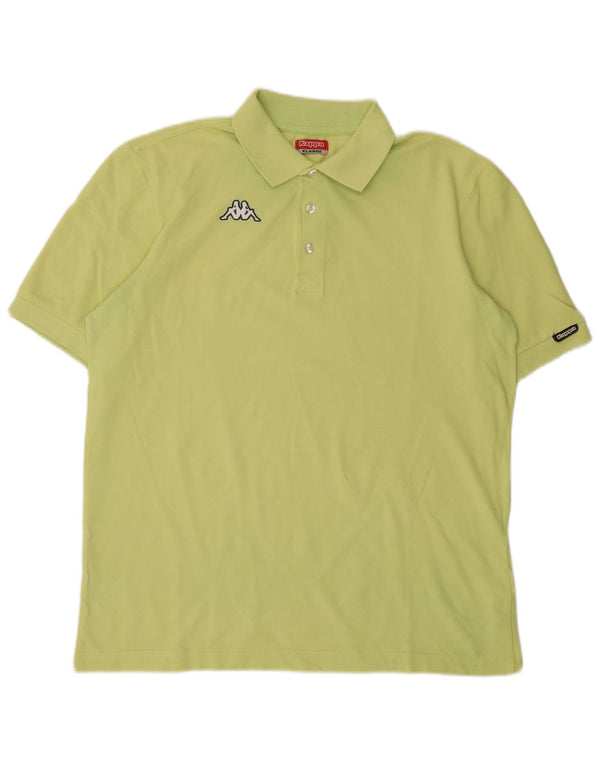 Cămașă polo pentru bărbați Kappa XL bumbac verde
