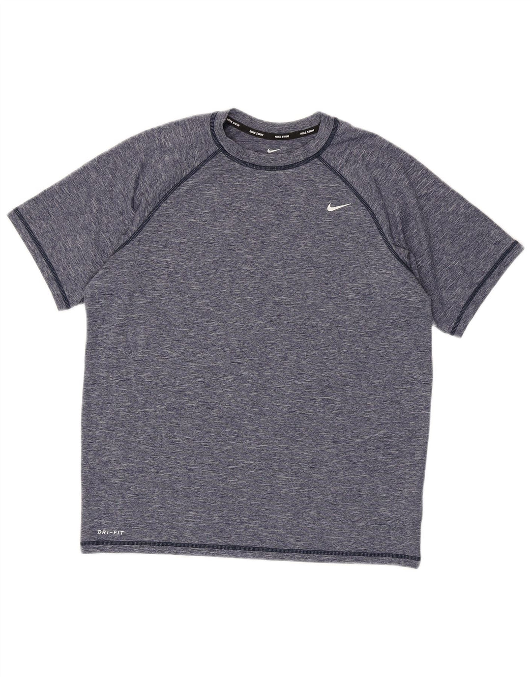 Tricou pentru bărbați Nike Dri Fit Top mare, albastru bleumarin, poliester cu pată