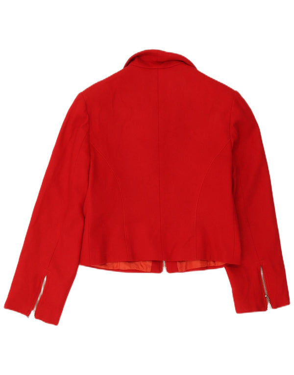 Laura Biagiotti Fete Blazer Grafic Jachetă 11-12 Ani Roșu Colorblock