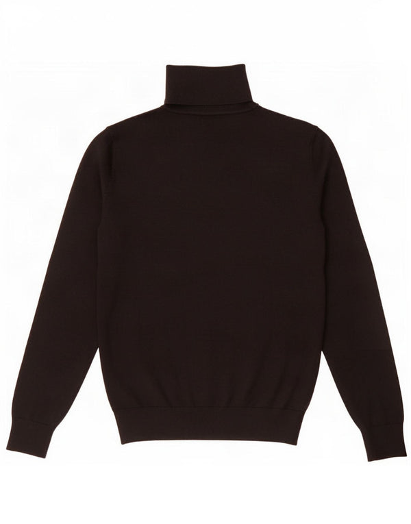 Pulover pentru femei Marks & Spencer cu gât rulat din bumbac negru UK 6 XS