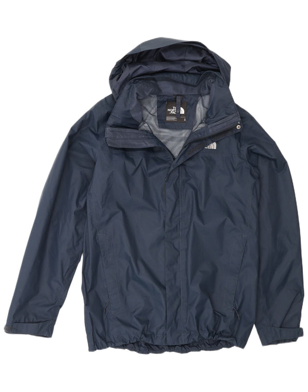 Jachetă Windbreaker pentru bărbați cu glugă The North Face UK 40 Large Bleumarin